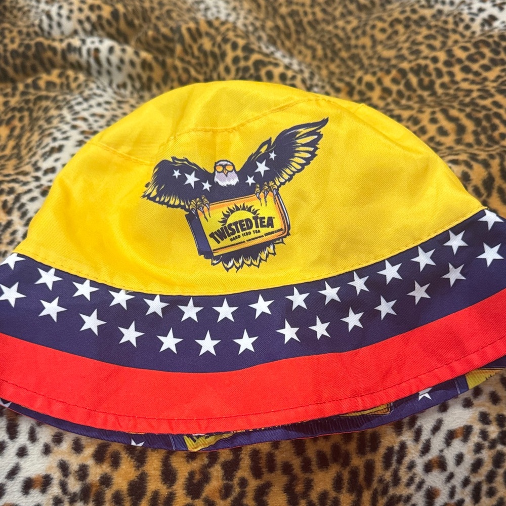 Twisted Tea Yellow Reversible Bucket Hat